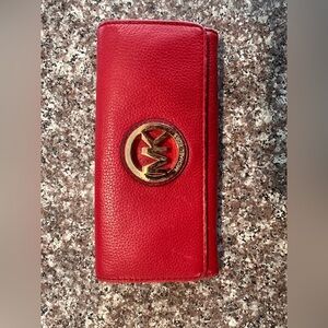 Michael Kors Red Key & Card Holder